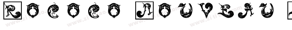 Rococo Nouveau Deco Dings字体转换